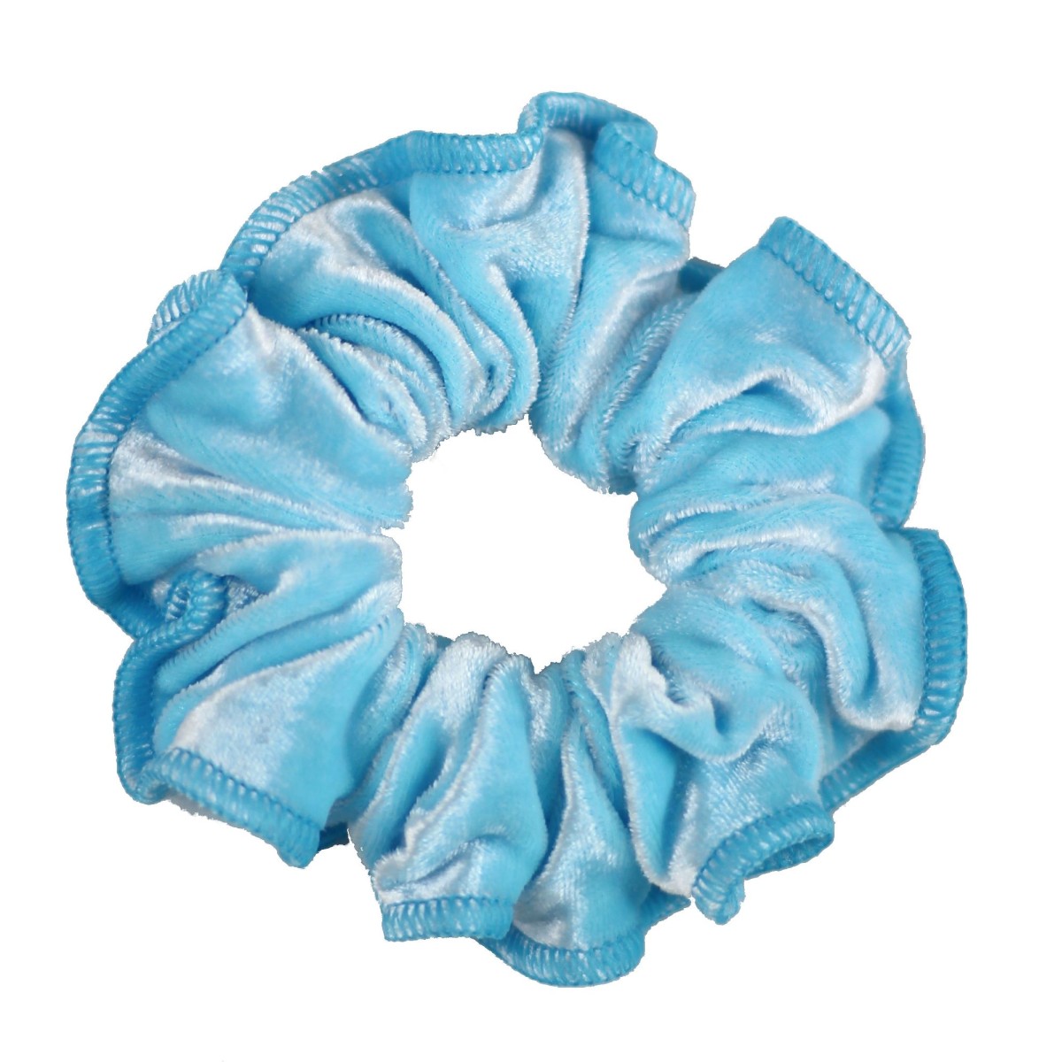 Hairscrunchie, light turquoise velvet