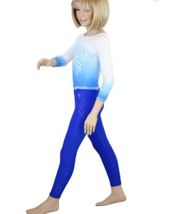 SAMIRA azur royal, longlegsuit with 3/4 sleeve